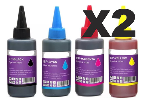Tinta Dye Para Epson 100 Ml