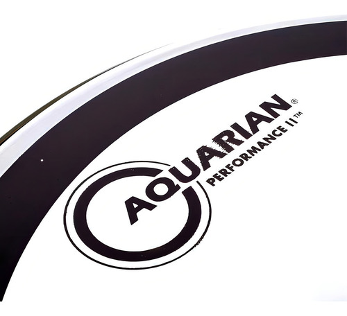 Carcasa de batería Aquarian Performance Ii Clear Pf8 con doble arenado