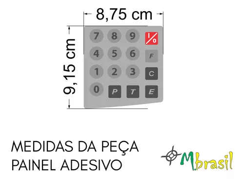 Painel Para Balança Urano Pop S Antigo- Cód 374