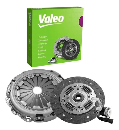 Kit Embreagem Fiat Linea Dualogic 1.8 1.9 Valeo Com Atuador