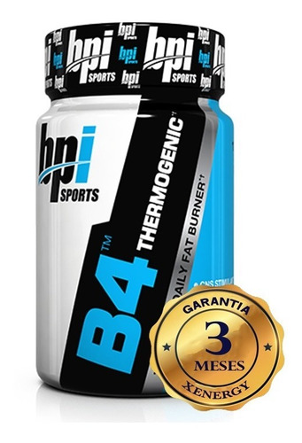 Quemador De Grasa Bpi B4 Sport 30 Cap Potente Crossfit Gym