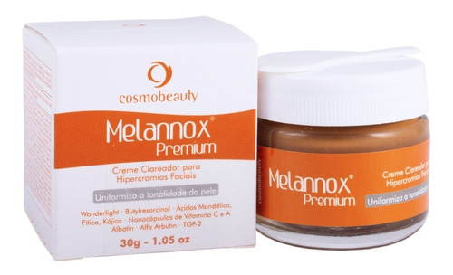 Creme Melannox Premium Cosmobeauty Home Care dia/noite para todos os tipos de pele de 30mL/30g 18+ anos