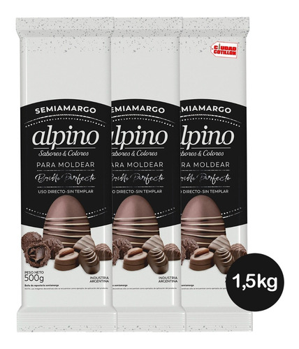 Chocolate Alpino Repostería Pascua Huevos Caja 1,5kg - Cc
