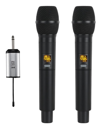 Micrófonos Xtuga UW01 Dinámico Cardioide color negro