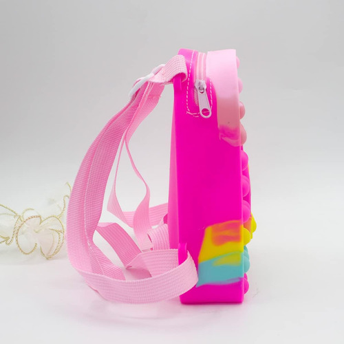 Mochila Nina Silicona Pop Bag - Rosa