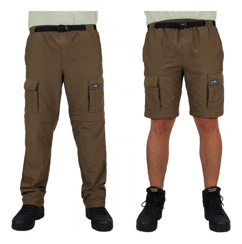 Imagem 1 de 4 de Calça Masculina Vira Bermuda Artemis King Brasil Proteção Uv
