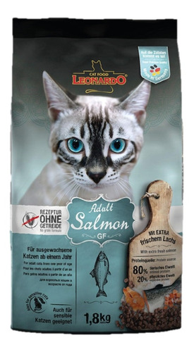 Leonardo Grain Free Salmón 1.8 Kg Gatos Pet Time