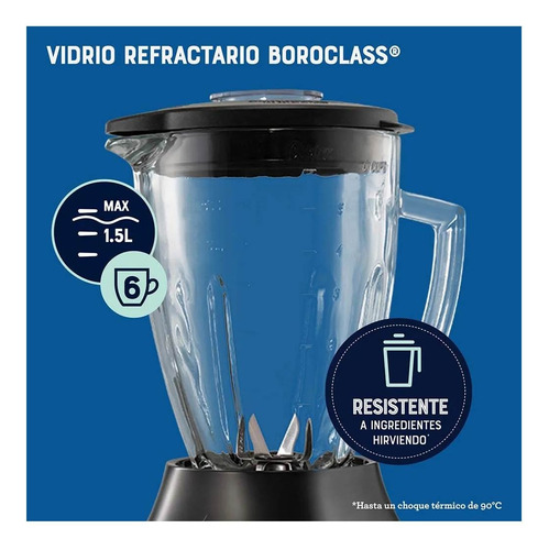 Licuadora De Vidrio Reversible 3vel. 2prog Oster Blstpeg-mrt