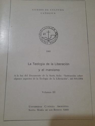 La Teología De La Liberación Y El Marxismo Uca 1985 E1