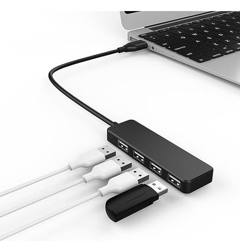 Hub Usb Targus 4 Puertos Compatible Con Mac, Laptop Y Pc