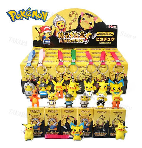 2und Llavero Pokemon Figuras De Goma Colección Anime Pikachu