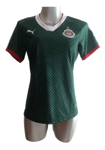 Jersey Chivas Guadalajara Tercero Mujer Dama Verde 2018 Puma