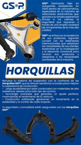 (2) Horquillas Delanteras Inferiores Gsp V-drive 2020 A 2022