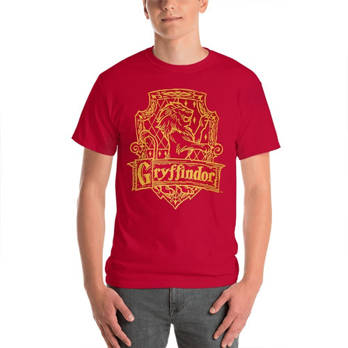 Camiseta Masculina Casas Hogwarts - Harry Potter Original