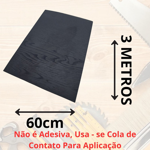 Formica Azul Escuro Madeirado 3m X 60cm Acabamento Moveis Azul-escuro