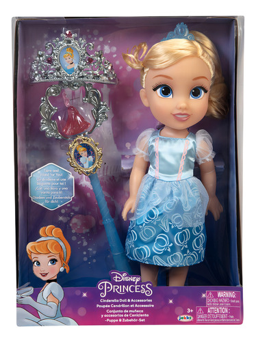 Boneca Princesa Disney Cinderela C/ Varinha Multikids Br1926