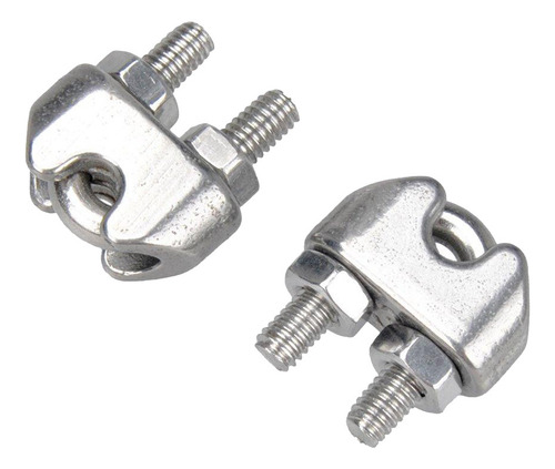 30 Clips De Cable De Acero Inoxidable M3 De 1/8 Pulgadas
