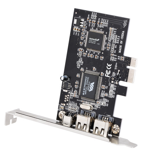 Pci - E 3 Portas 1394a 1394b Cartão Expansão Firewire