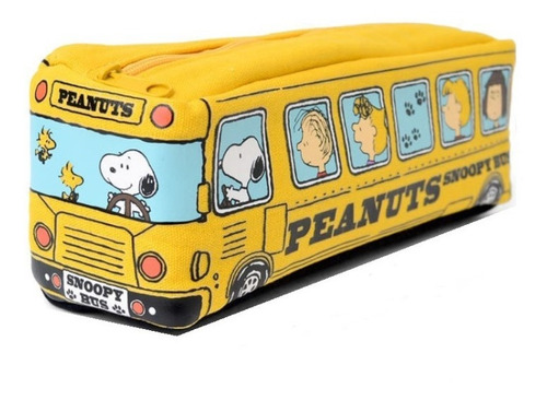 Lapicera / Cosmetiquera Autobus De Snoopy