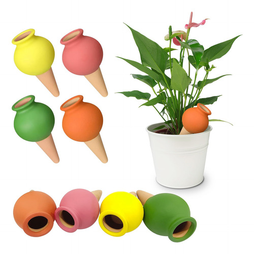 Paquete De 8 Dispositivos De Riego Automático De Terracota