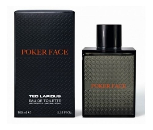Perfume Poker Face Ted Lapidus Edt para hombre, 100 ml