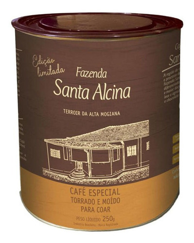 Café Fazenda Santa Alcina Torrado E Moido 250g