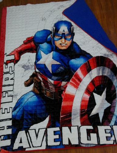 Cobija Capitán América Cobija Térmica Ovejera Sencilla