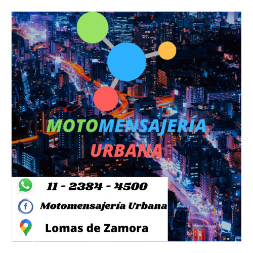 Imagen 10 de 10 de Mensajería En Moto Motomensajería Mercado Envíos Flex Caba