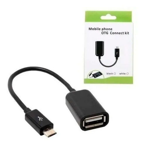 Imagen 3 de 3 de Cable Adaptador Otg Micro Usb A Usb Tablets Cel