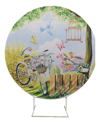 Alquiler Panel Estructura Circular Decoración, Candy Bar