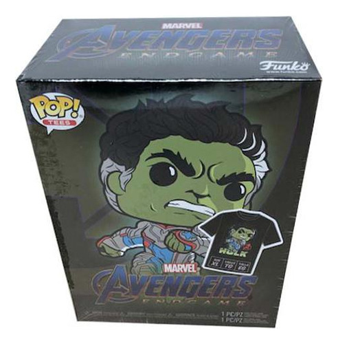 Funko Pop Marvel Avengers Endgame Box Hulk Glow + Camiseta