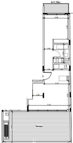 Imagen 11 de 11 de Edificio De 1 Y 2 Ambientes En Construcción En Villa Crespo ! Darwin 135