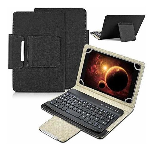 Funda Con Teclado Universal Para Tableta De 8 Pulgadas, Detu