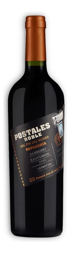 Vino Postales Roble Blend 750ml Del Fin De Los Mundos