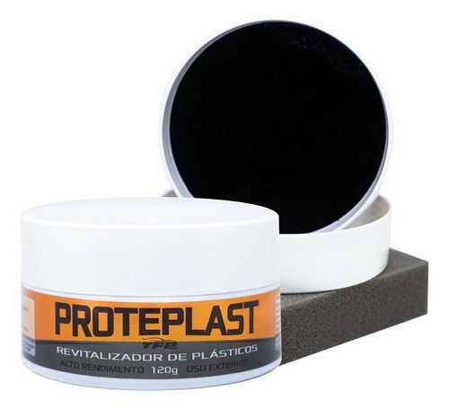 Proteplast - Revitalizador De Plástico- Automotivo - 120 G Cor Preto