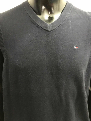 Sweater Chaleco De Hilo Tommy Hilfiger V Talle Medium