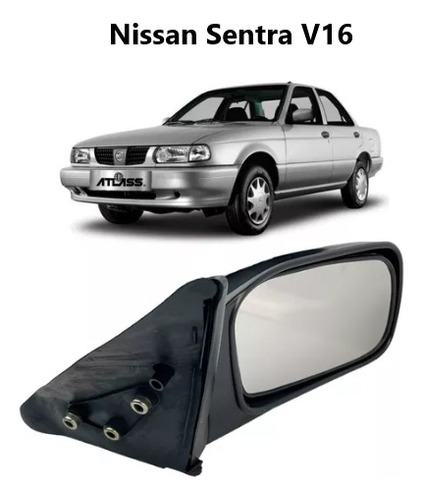 Espejo Nissan V16 1991-2010 Izquierdo Manual