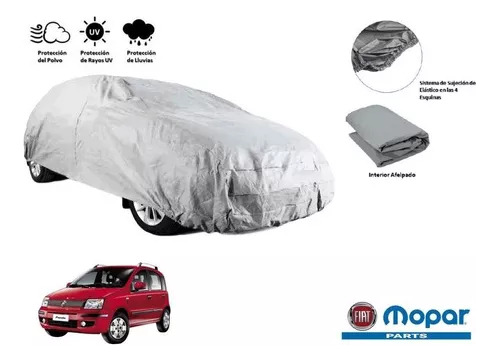 Lona Gruesa Felpa Impermeable Cubre Auto Fiat Flat Panada 09