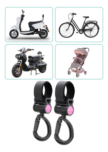 Qp 4 X 2 Uds. Gancho Para Motocicleta, Bolsas Para Rosa