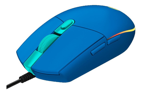 Mouse gamer de juego Logitech G Series Lightsync G203 azul