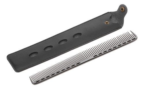 Peine Black Comb Hair De Aluminio Para Corte De Cabello, Sal