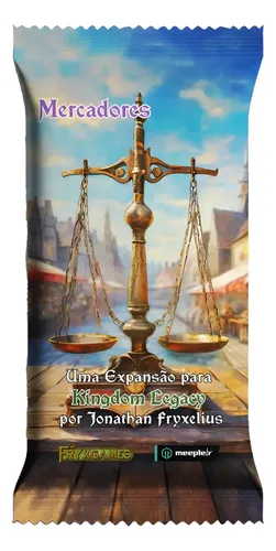 Expansão Kingom Legacy Mercadores Meeple Br Jogo Tabuleiro