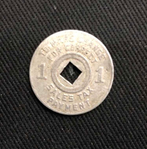 Imagen 2 de 4 de Impuesto Eeuu - Tax - Aluminio - Token - Ficha - Mississippi