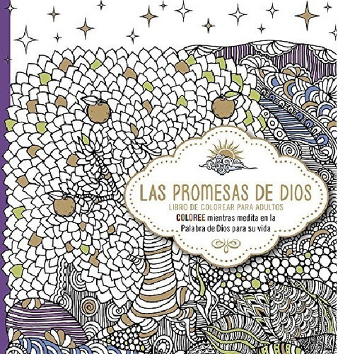 Las Promesas De Dios: Libro De Colorear Para Adultos.