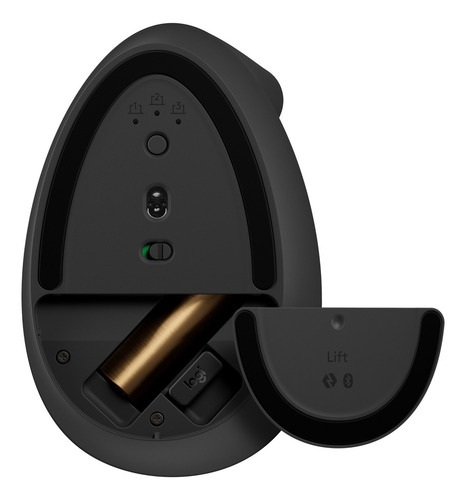 Imagen 3 de 3 de Mouse vertical inalámbrico Logitech Serie Ergo Lift grafito