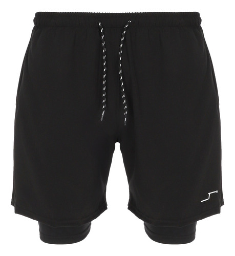 Short Deportivo Stretch Para Hombre Con Licra Entrenamiento