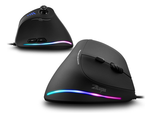 Mouse Ergonômico Zelotes C-18 Vertical Gaming Wired
