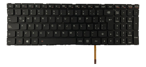 Teclado Lenovo Le50015les Español Color Negro