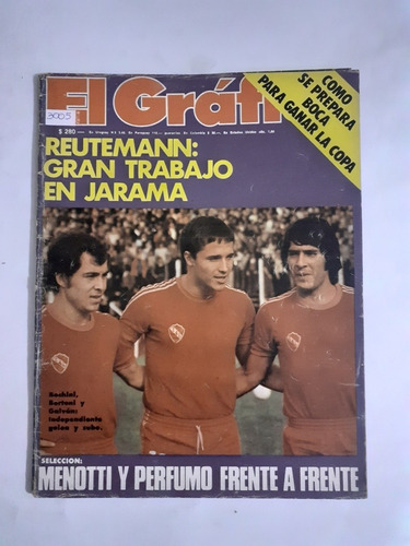 El Gráfico 3005 Bochini,bertoni Y Galvan , Independiente