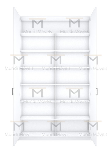 Armário Organizador 2 Portas 100% Mdf M581.b (casa,comércio) Branco